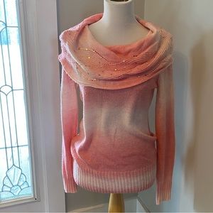 New York & Company pink sweater. Size small